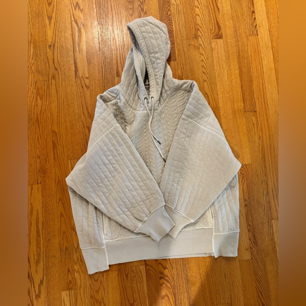Free People Sprint to the Finish Quilted Hoodie Size Large NWT - Picture 4 of 6